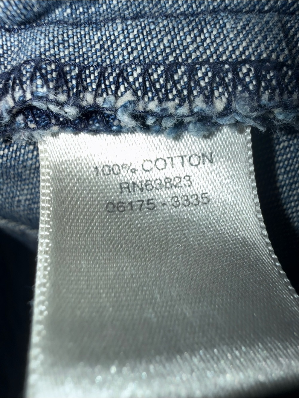 Christopher & Banks Denim A-Line Midi Skirt Size 8 Light Wash 100% Cotton EUC - Picture 8 of 8